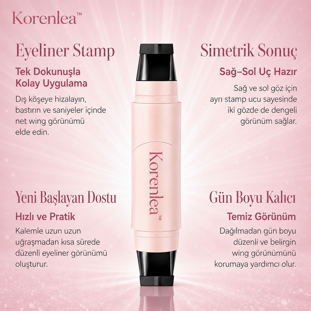 KorenleaStamp™ Kolay ve Hızlı Eyeliner Stamp