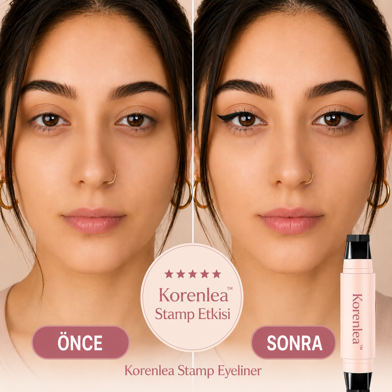 KorenleaStamp™ Kolay ve Hızlı Eyeliner Stamp