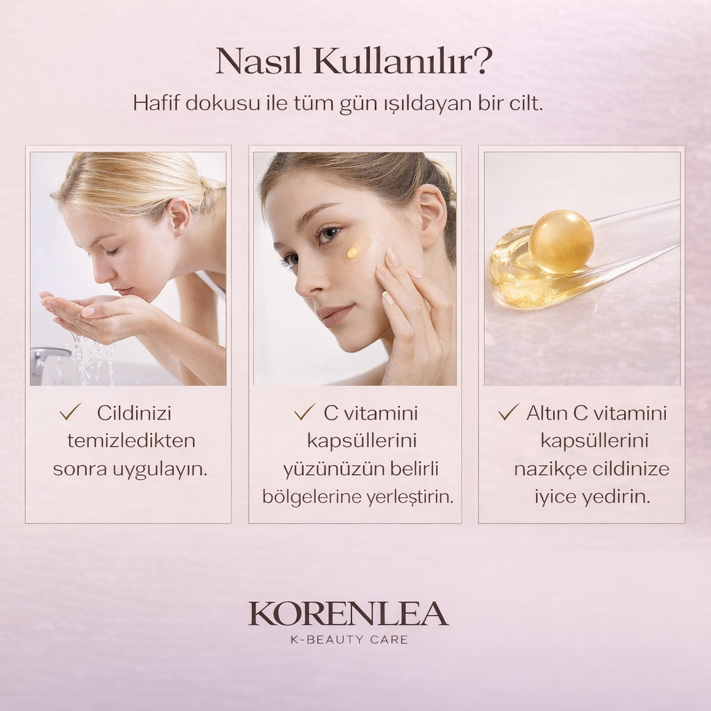 Korenlea ™ Aydınlatıcı Anti Aging Altın Capsule Cream