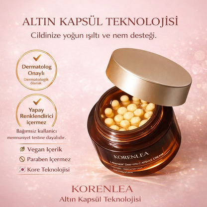Korenlea ™ Aydınlatıcı Anti Aging Altın Capsule Cream
