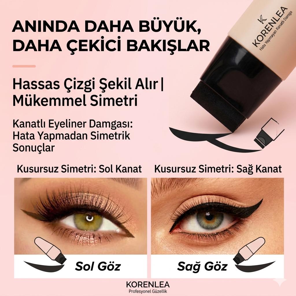 KorenleaStamp™ Kolay ve Hızlı Eyeliner Stamp