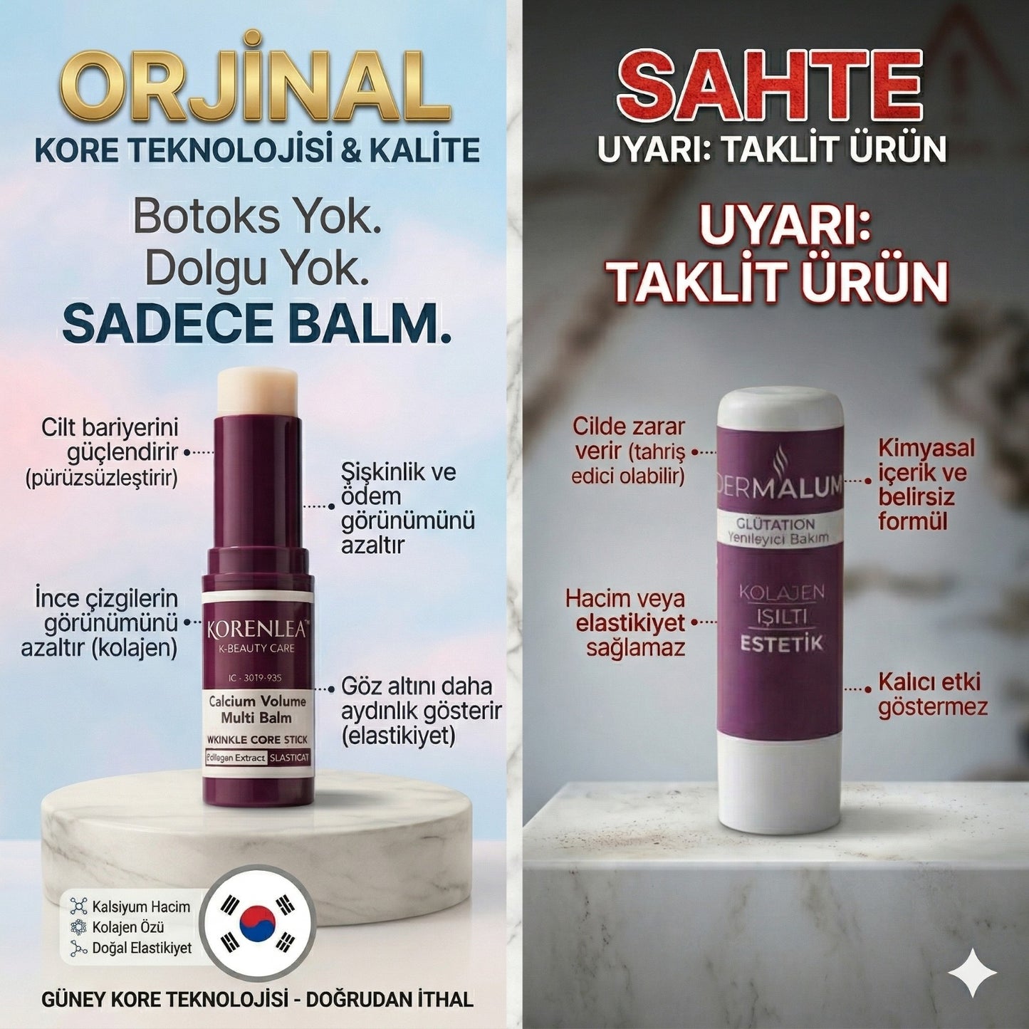 Korenlea ™ Glutatyon Hücre Yenileyici Multi Balm (9ml)