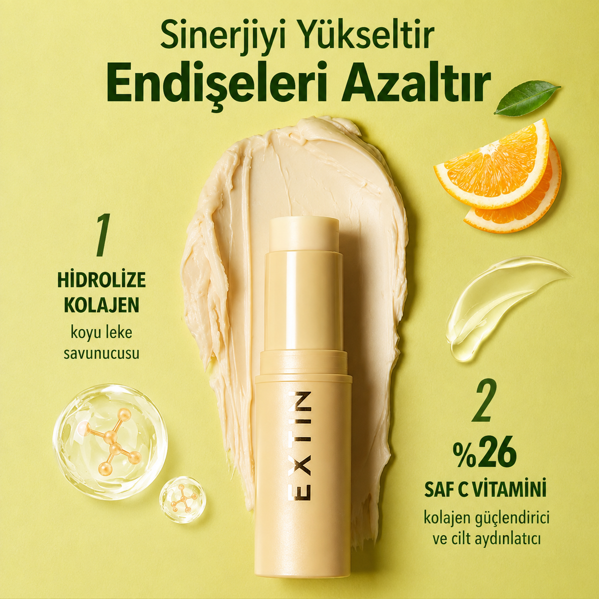 Korenlea ™ Extin C Balm Stick (Retinol Vitamin C)