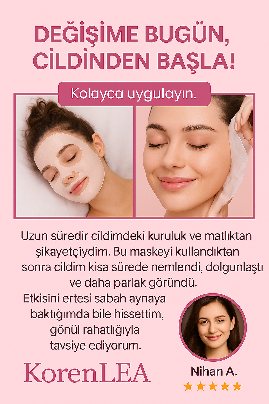 Korenlea Botoks 3D Sıkılaştırıcı Maske