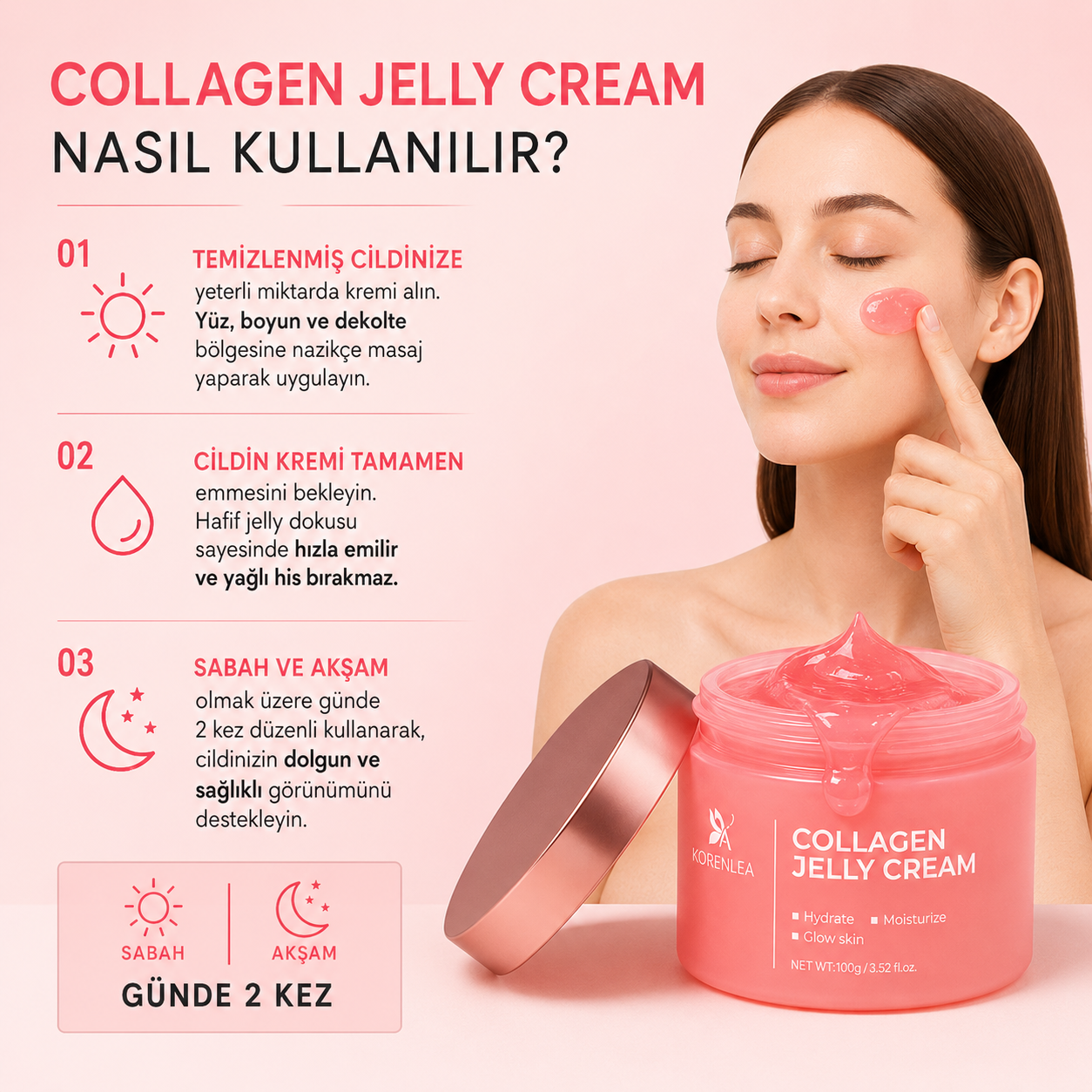 Korenlea ™ Somon PDRN Collagen Jelly Cream